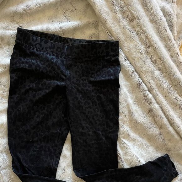 Express Cheetah, print, black leggings Halloween Cat Costume easy athletic small - Picture 3 of 4